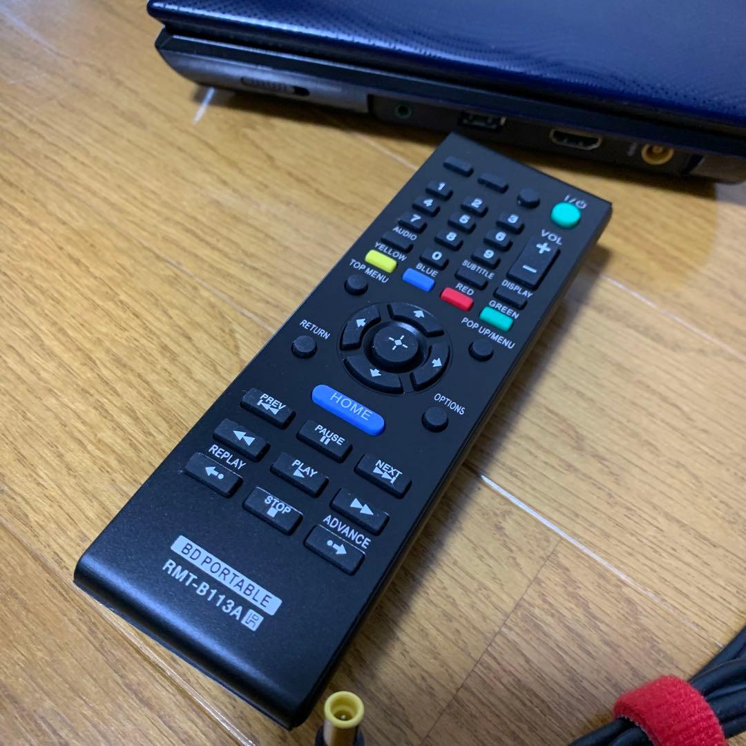 バッテリー良好！ SONY ポータブル ブルーレイプレーヤー BDP-SX910