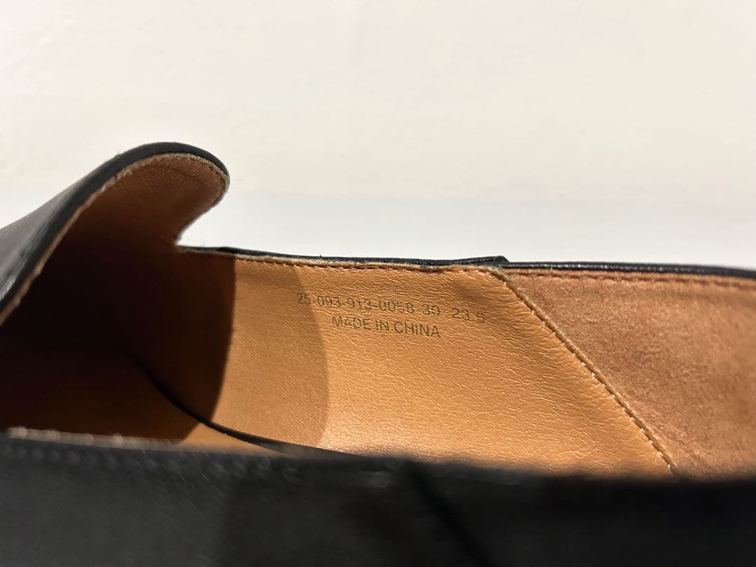 SLOBE IENA ソフトローファー ブラック 23.5