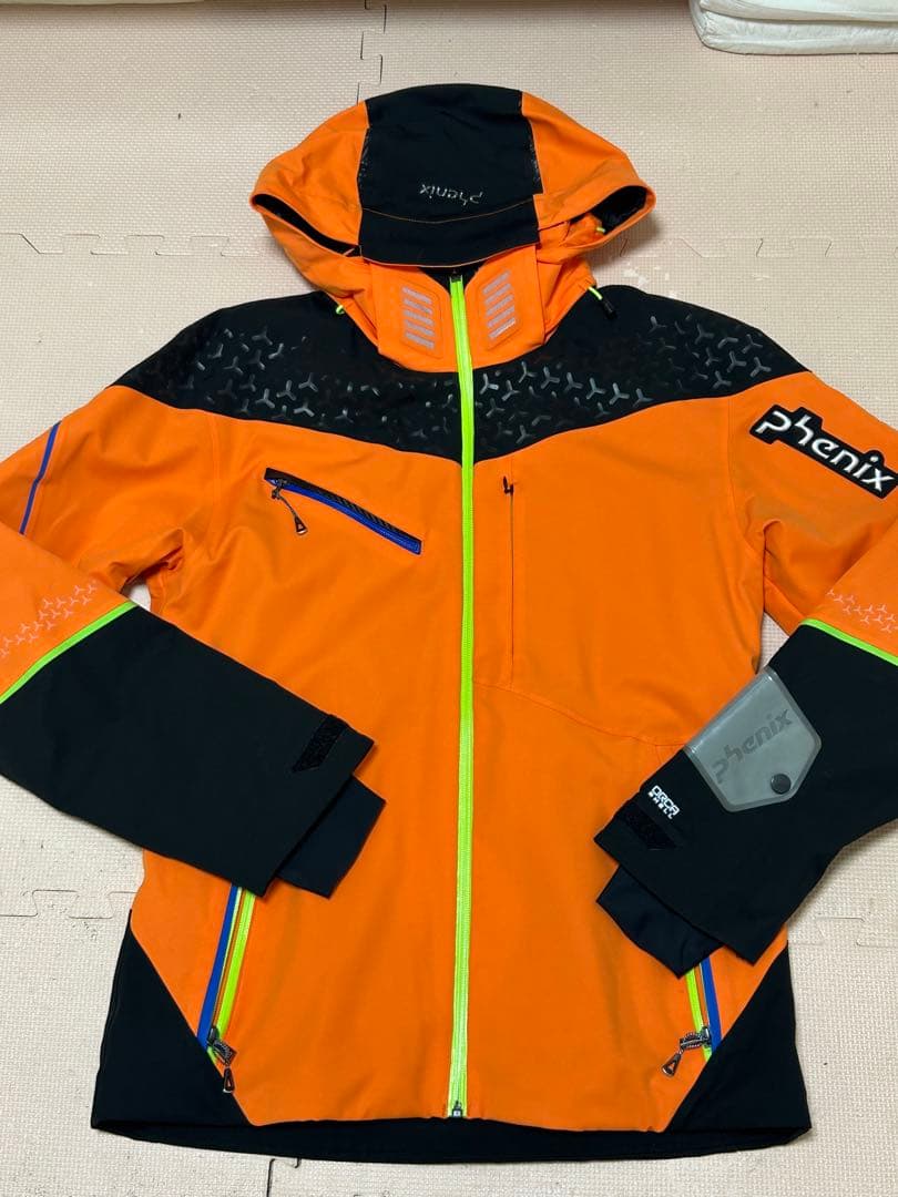 phenix スキーウェア オレンジ ブラック上のみ