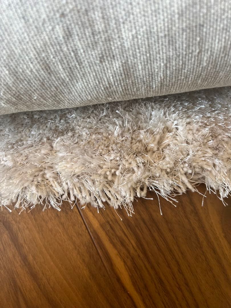 Francfranc カステ ラウンド ラグ ライトベージュ