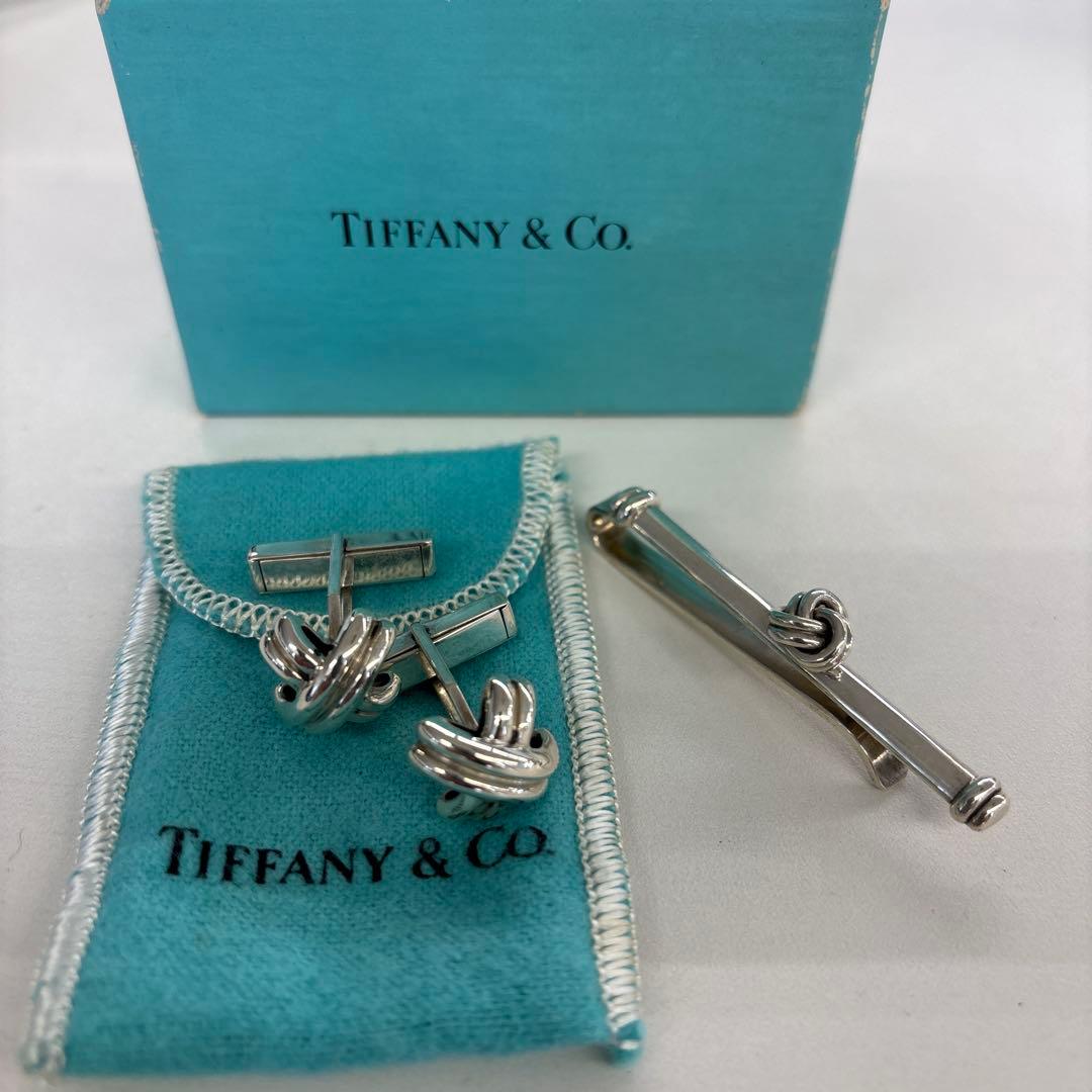 TIFFANY&Co. ティファニー カフス SV925 ネクタイピンセット