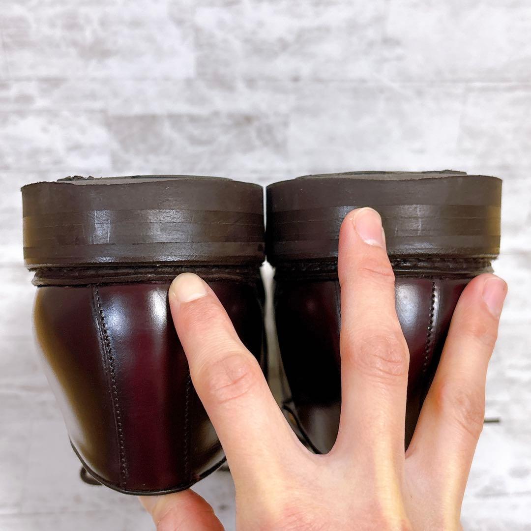 美品✨バーウィック プレーントゥ 3680 ダイナイトソール 革靴 8.5 茶