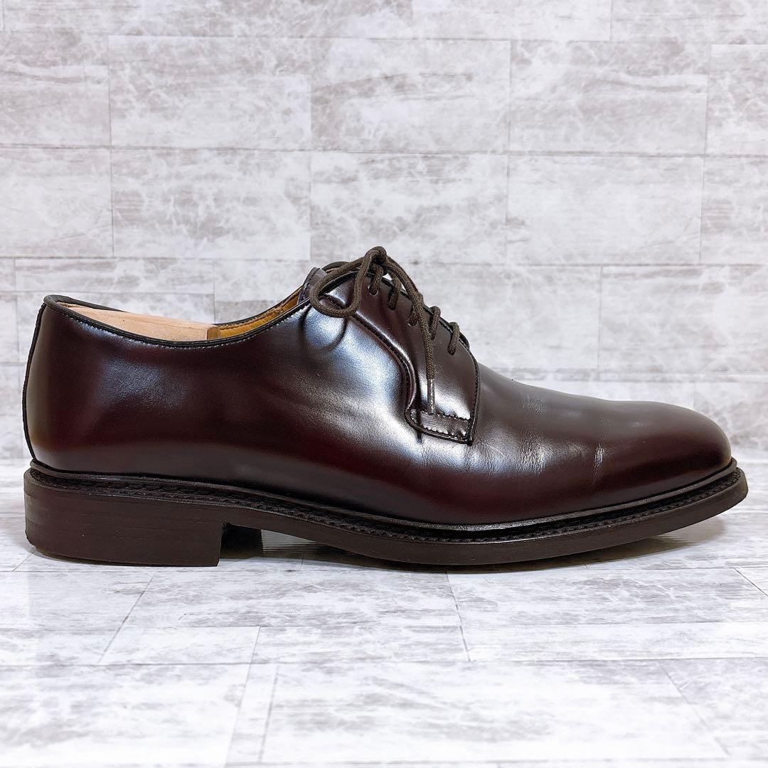 美品✨バーウィック プレーントゥ 3680 ダイナイトソール 革靴 8.5 茶