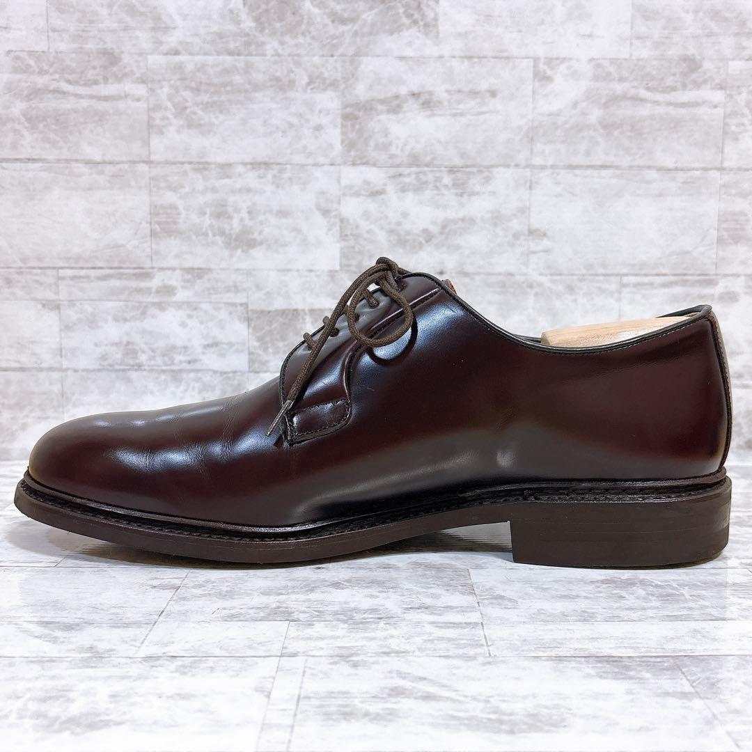 美品✨バーウィック プレーントゥ 3680 ダイナイトソール 革靴 8.5 茶