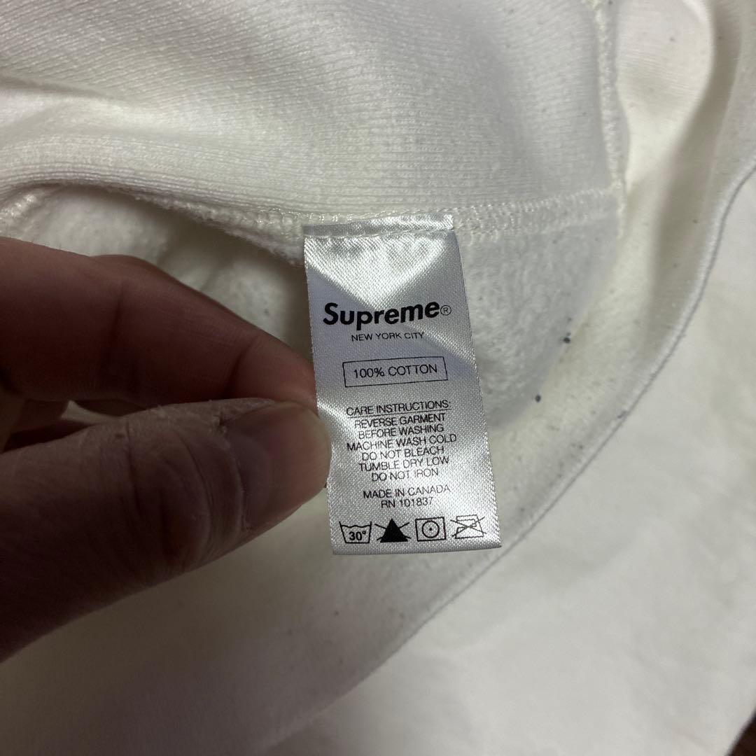 Supreme Sロゴ トレーナー ホワイト サイズSmall
