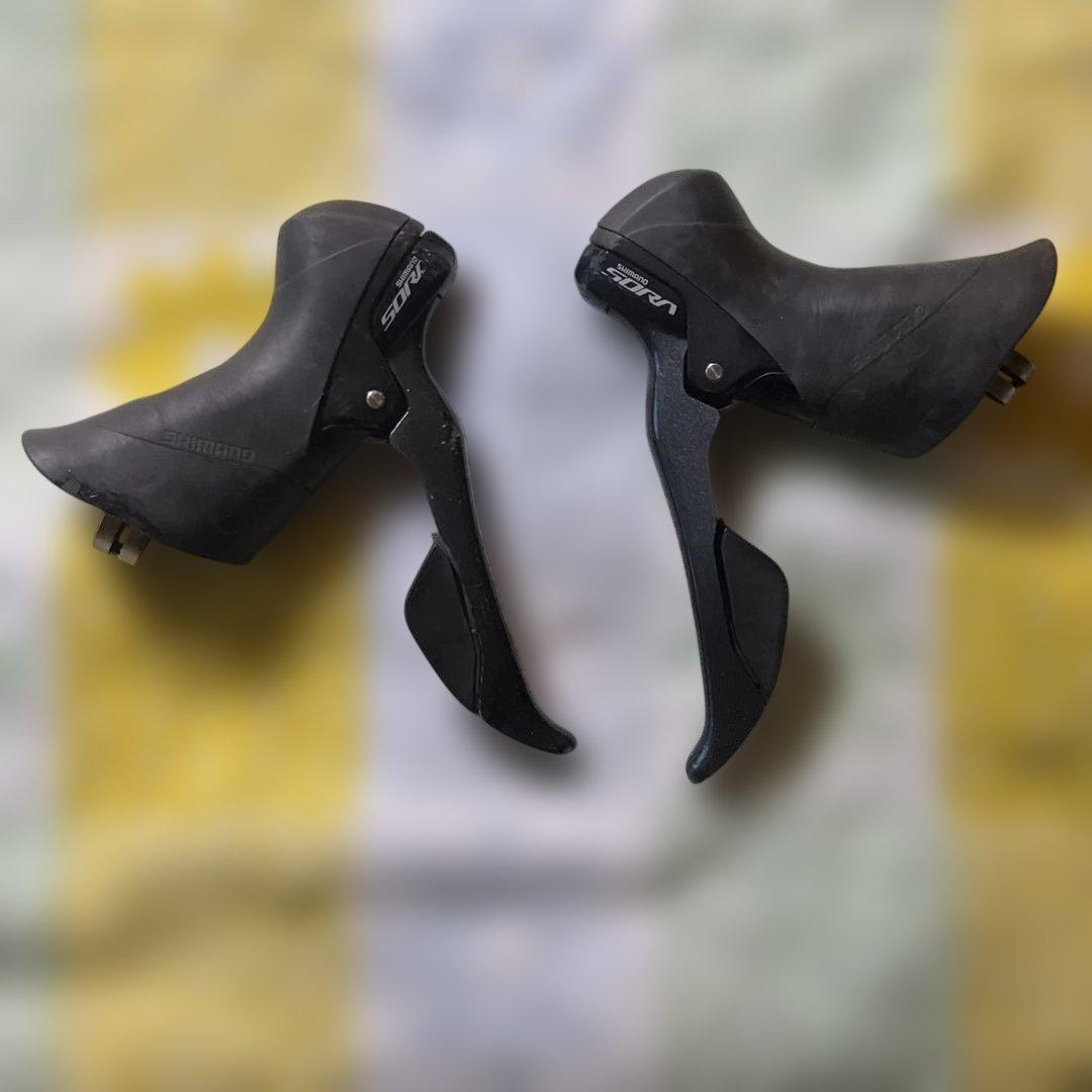 SHIMNO SORA R3000 STIレバー　左右セット 2x9速用