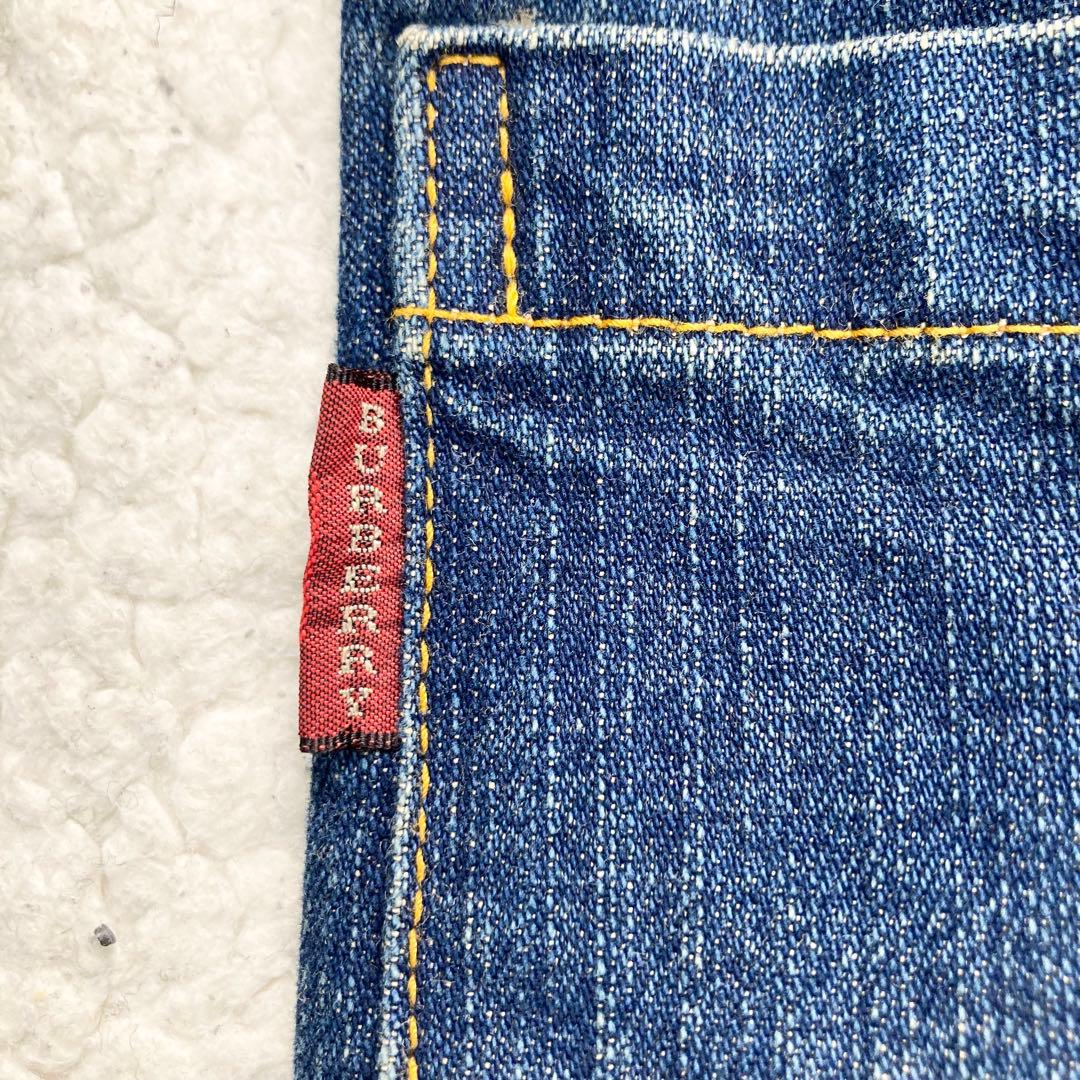 バーバリーブラックレーベル デニム アンコンジャケット ノバチェック