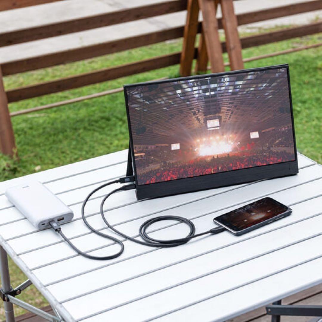 サンワサプライ新品⭐️モバイルモニターUSB Type-C HDMIディスプレイ