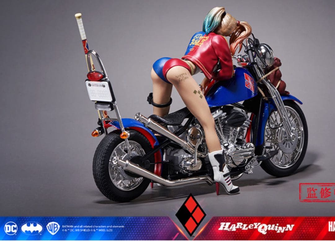 ★未開封★ ハーレー・クイン & バイク DC 正規販売店購入 1/10スケール