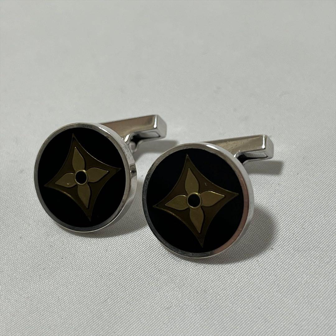 ルイヴィトン ブトンドゥマンシェットフルール 925 カフス カフリンクス