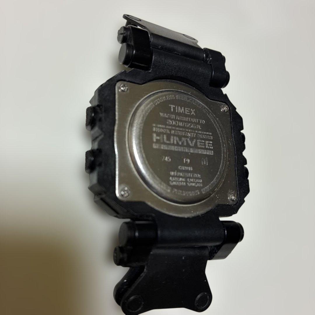 か*の様 TIMEX HUMVEE デジタル腕時計 クラシック　ブラック　美品