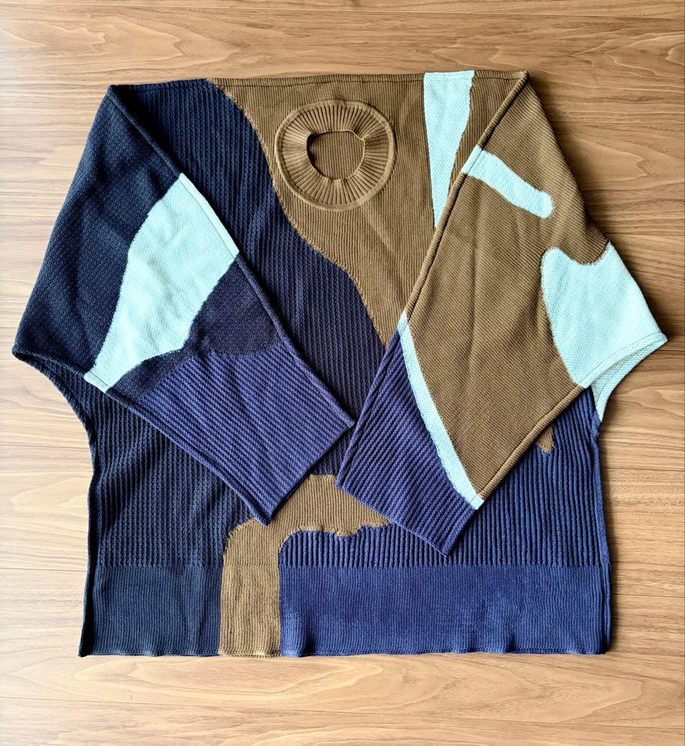 【新品未使用】イッセイミヤケオムプリッセ　ニット　ブラウン