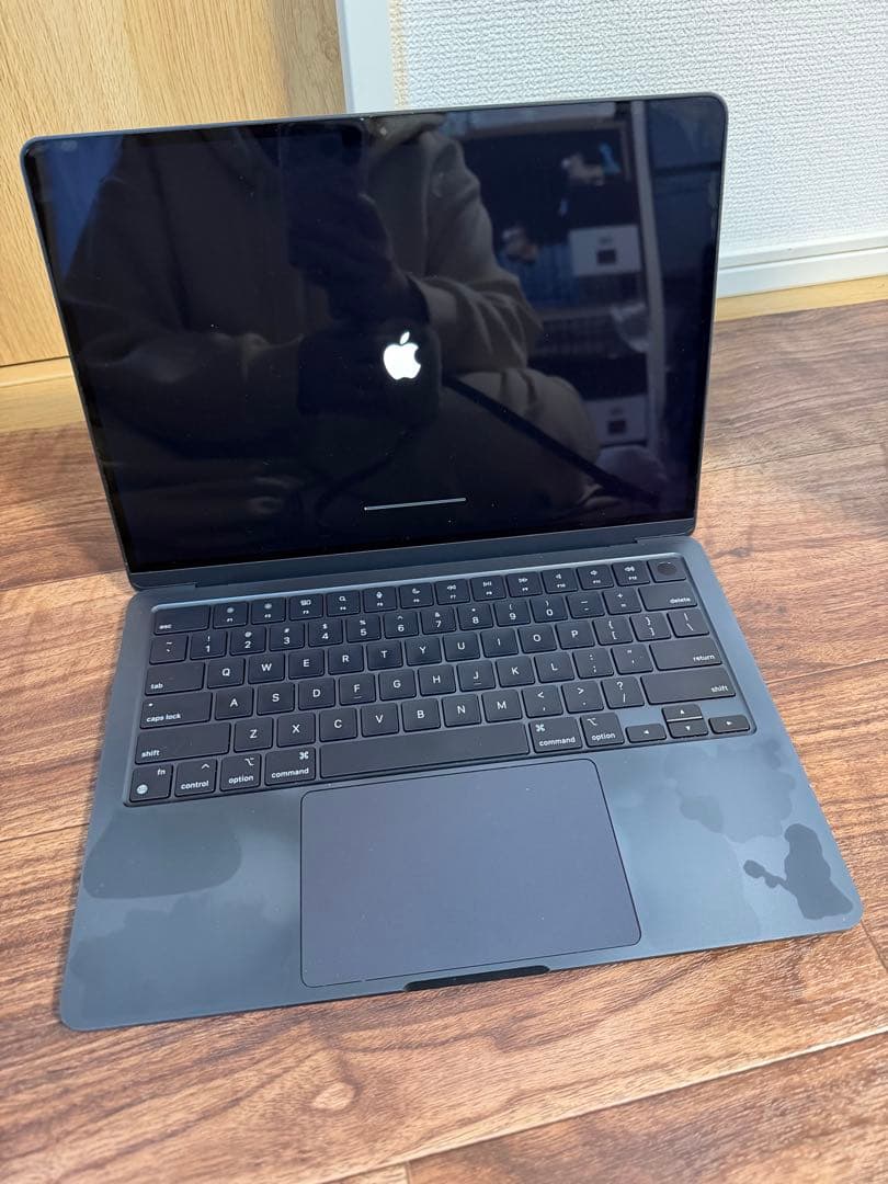 macbook air m2 充電器付き おまけカバー付き！
