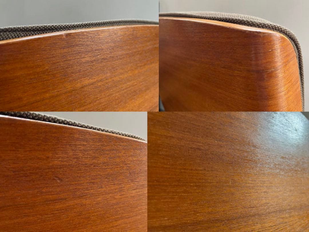 ヴィンテージ　プライウッド　デスクチェア　ミッドセンチュリー　レトロモダン　椅子