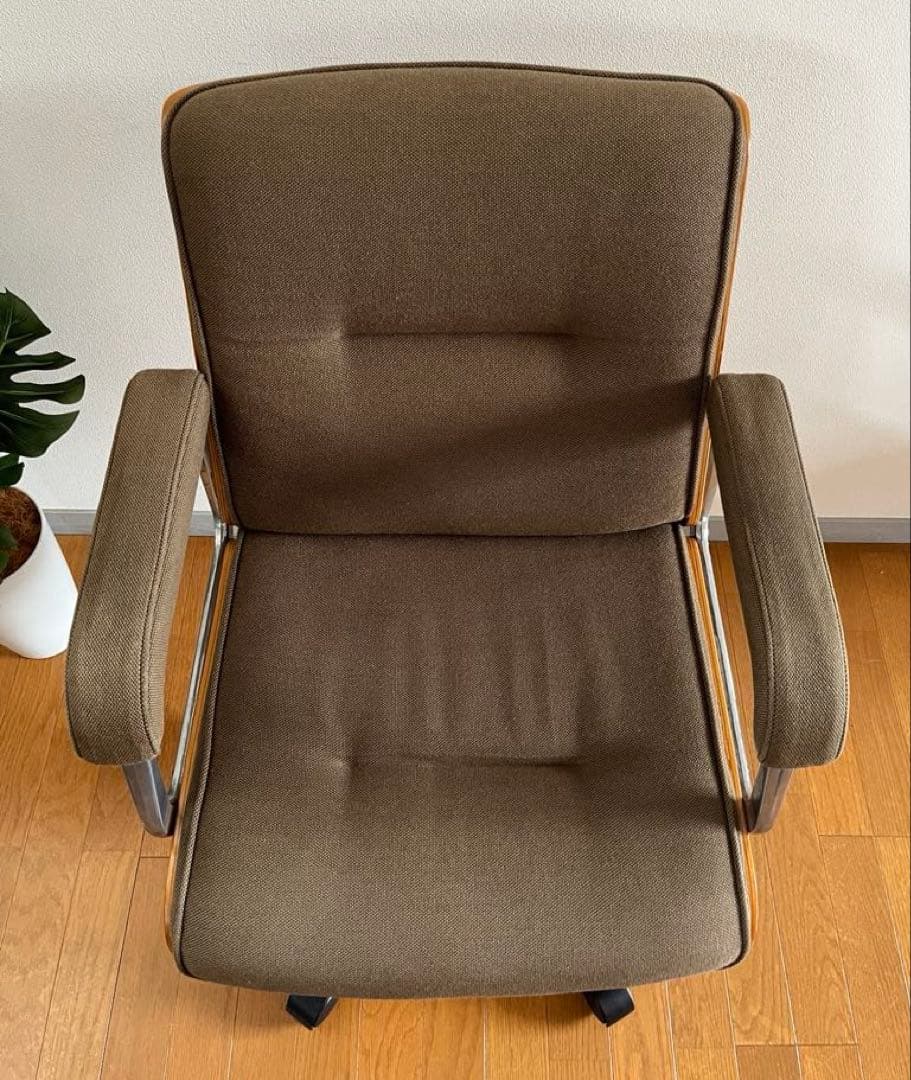 ヴィンテージ　プライウッド　デスクチェア　ミッドセンチュリー　レトロモダン　椅子