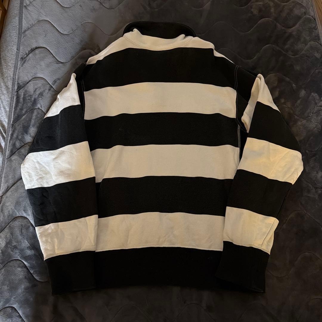 goodenough 囚人 ボーダー zip スウェット 90s