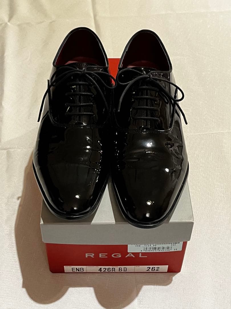 REGAL ブライダル　新郎　エナメルシューズ　26.0cm