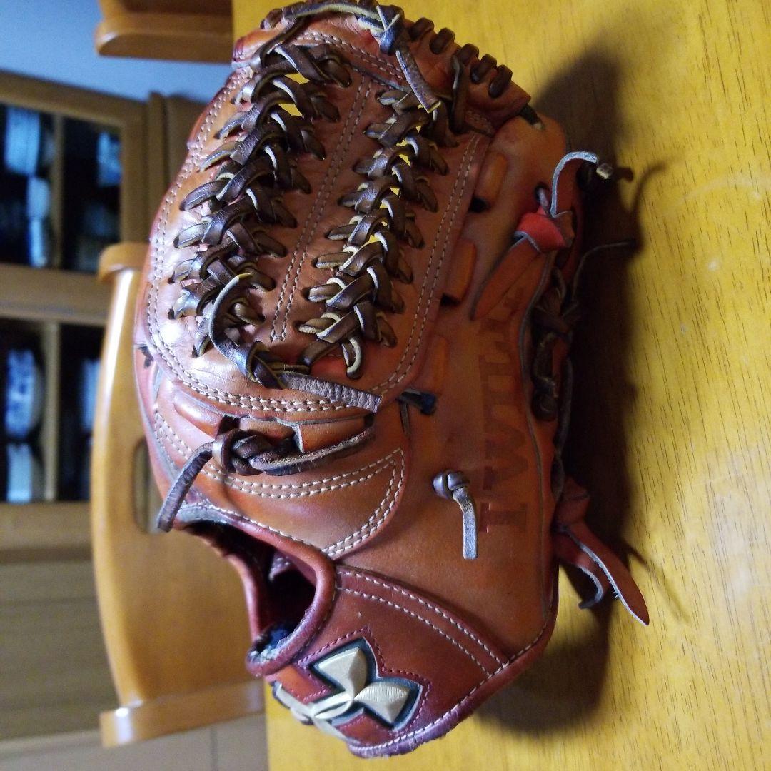 Under Armour 硬式野球グローブ オレンジ