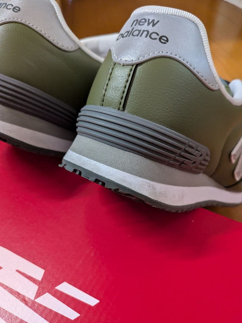 売約済み。New Balance　安全靴　 オリーブ ベルクロスニーカー
