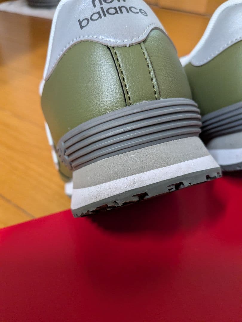 売約済み。New Balance　安全靴　 オリーブ ベルクロスニーカー
