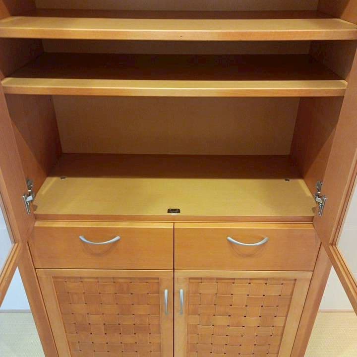 【ナチュラルオシャレ】食器棚　収納棚