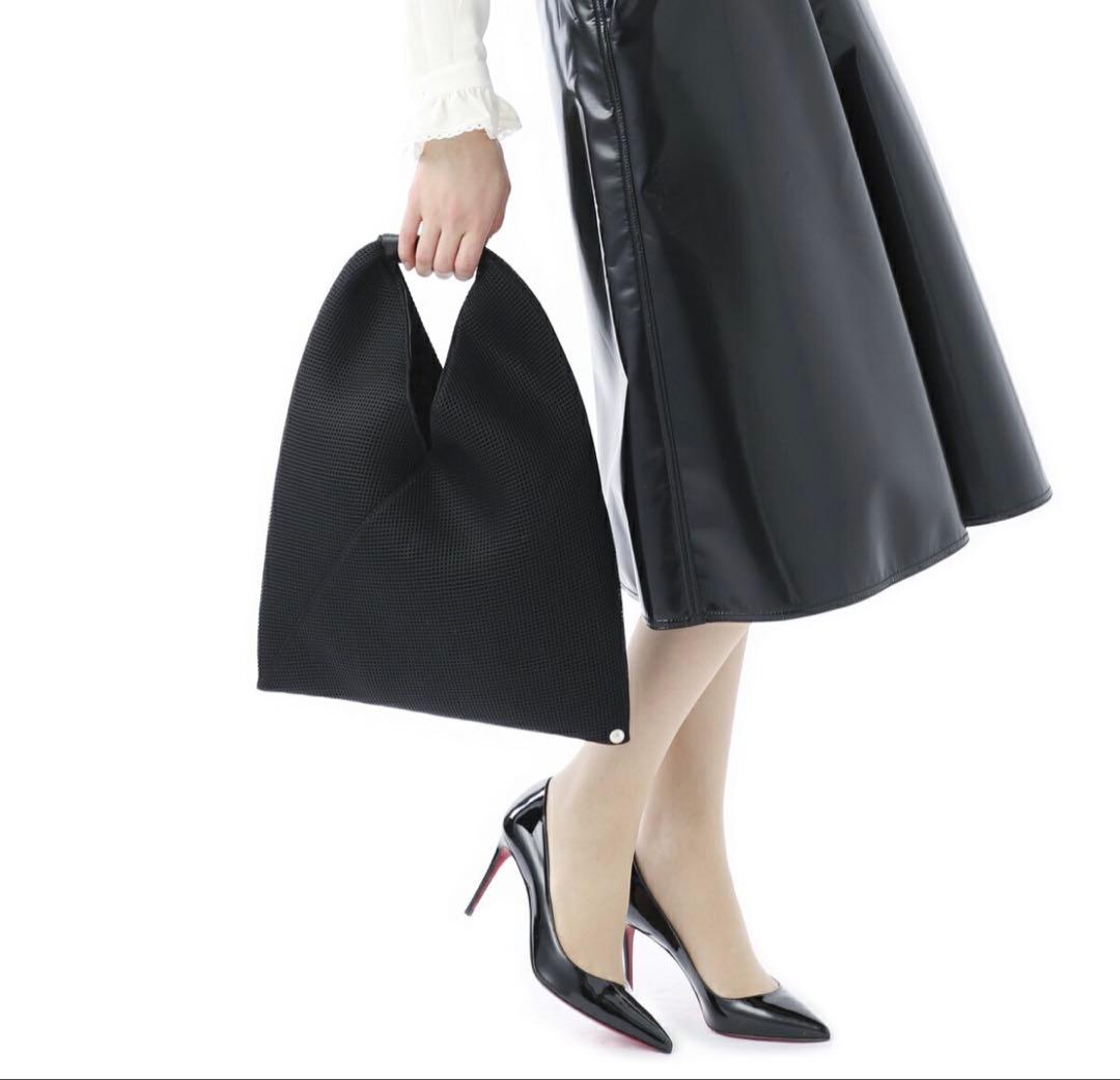 ブラックメッシュトートバッグ