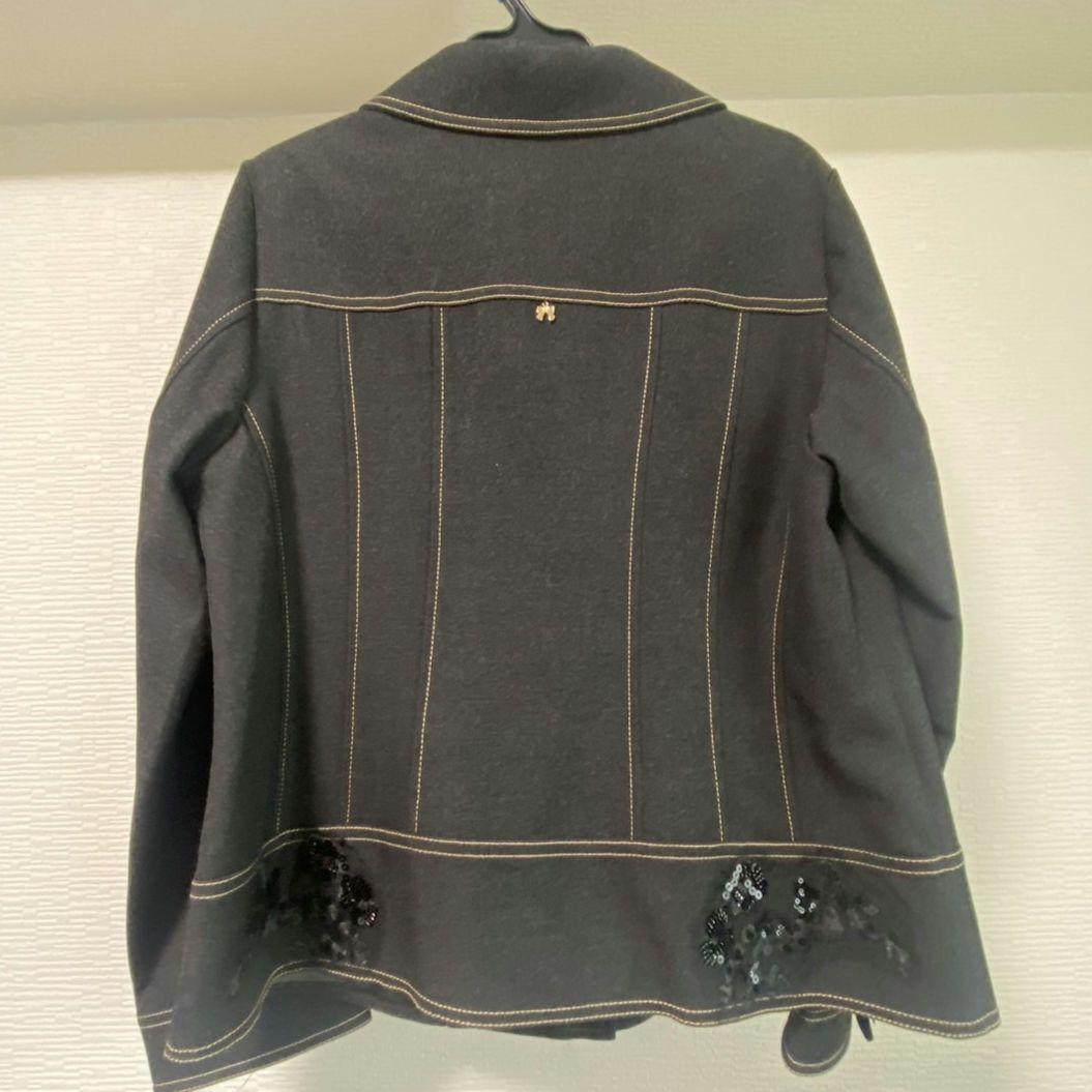 【新品】スーパービューティー♡デニムジャケット42♡ブラック