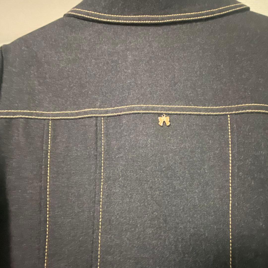 【新品】スーパービューティー♡デニムジャケット42♡ブラック