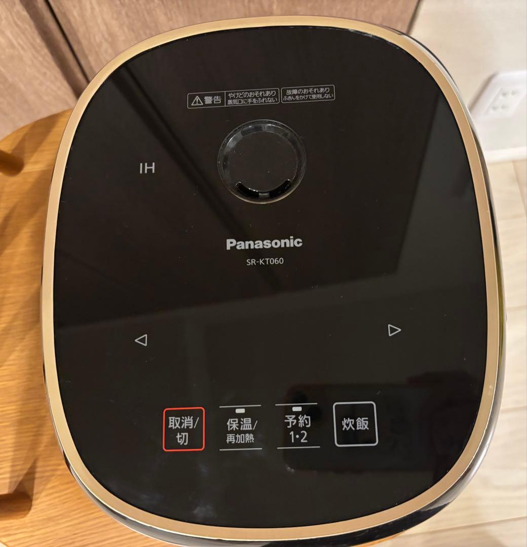Panasonic SR-KT060 炊飯器 3.5合 ブラック