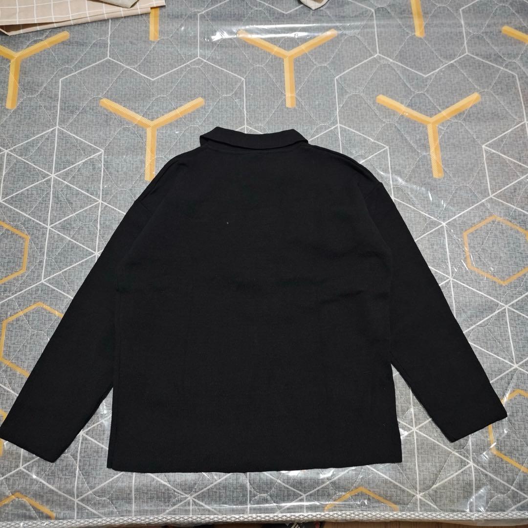 Alo Yoga グレー ポロシャツ & パンツ セットアップ Black