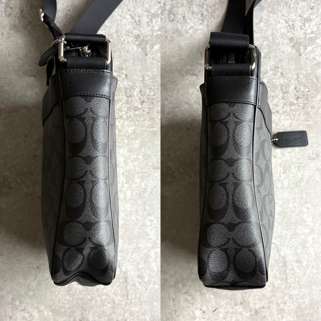 【jun様】COACH シグネチャー フライトバッグ サコッシュショルダーバッグ