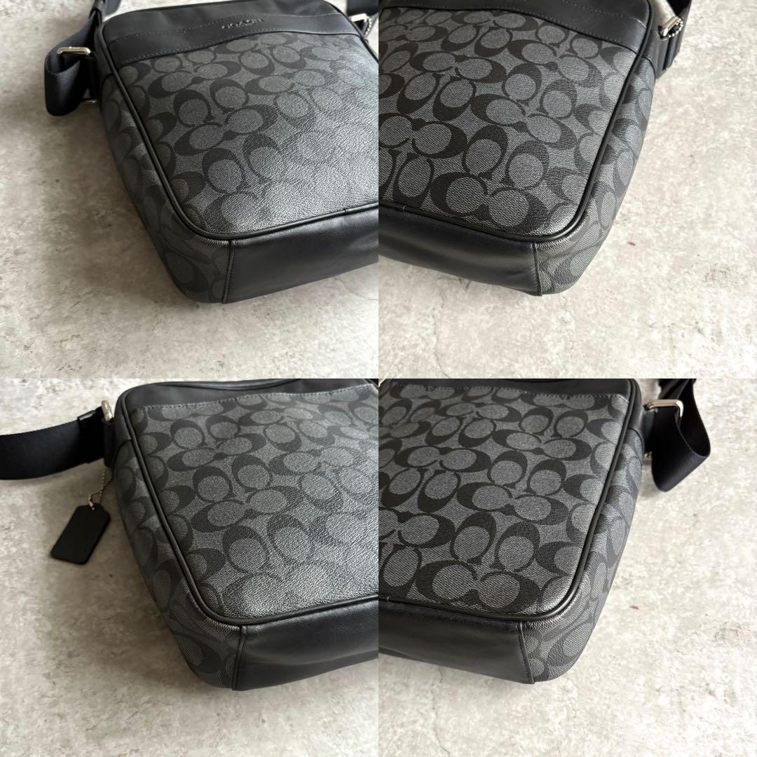 【jun様】COACH シグネチャー フライトバッグ サコッシュショルダーバッグ