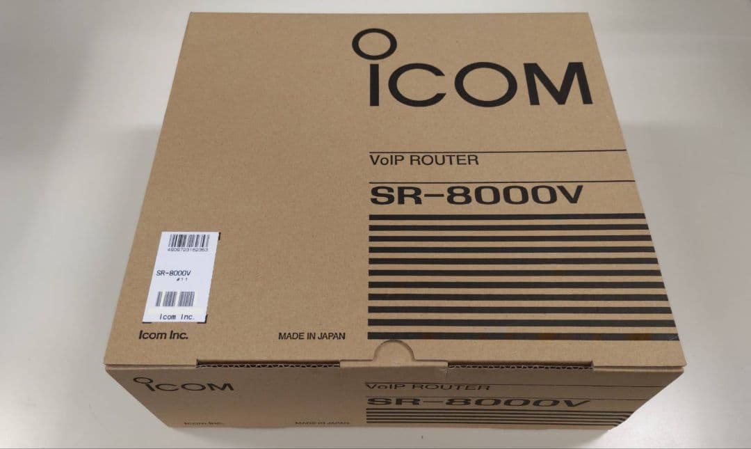 新品★icom★SR-8000V★SIP機能付きVoIPルーター★アイコム