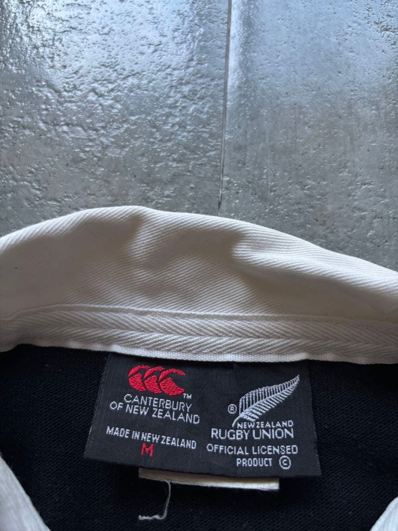 90s Canterbury ニュージーランドオールブラックス ラガーシャツ
