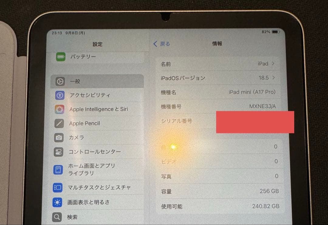 iPad本体 iPad mini7 Wi-Fi 256GB