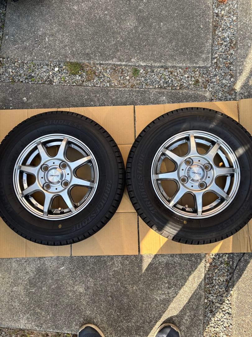 アルミホイール１２インチタイヤ２本セット その2