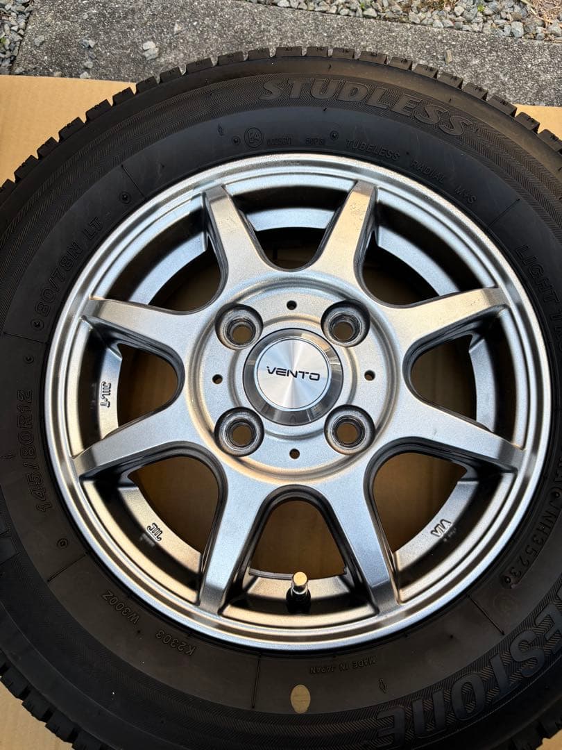 アルミホイール１２インチタイヤ２本セット その2