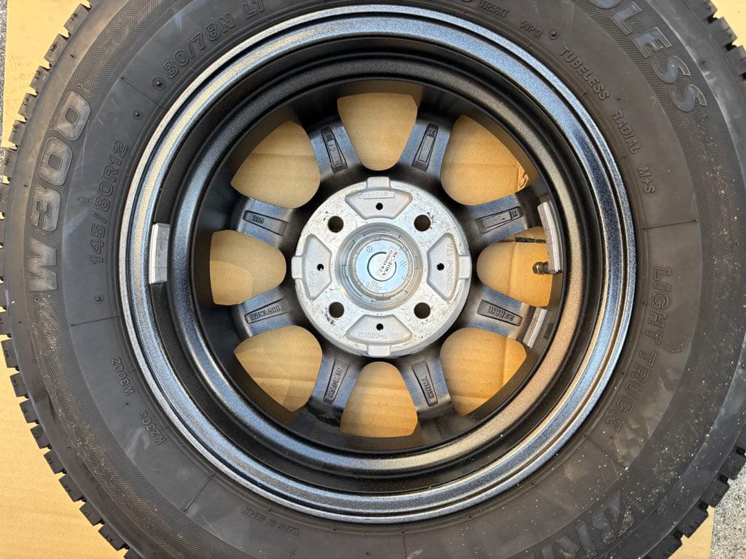 アルミホイール１２インチタイヤ２本セット その2