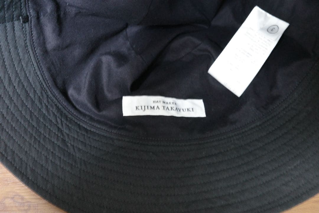 【KIJIMA TAKAYUKI】ブラック バケットハット