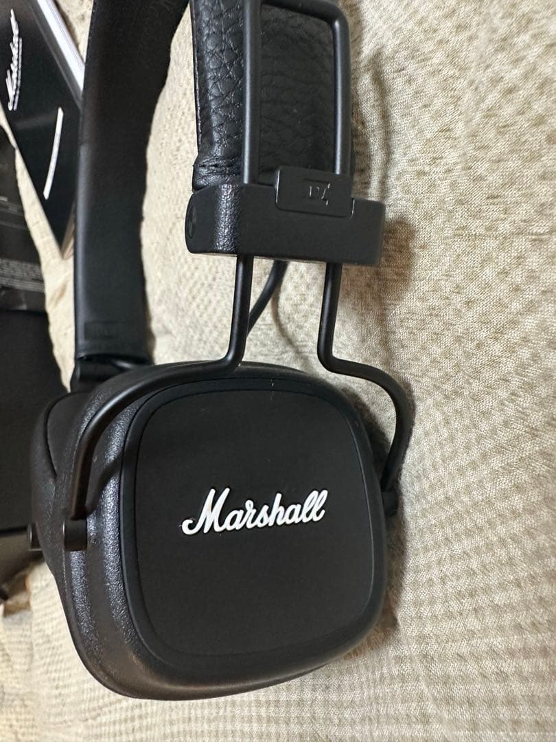 Marshall ワイヤレスオンイヤーヘッドホン Major Ⅳ ブラック
