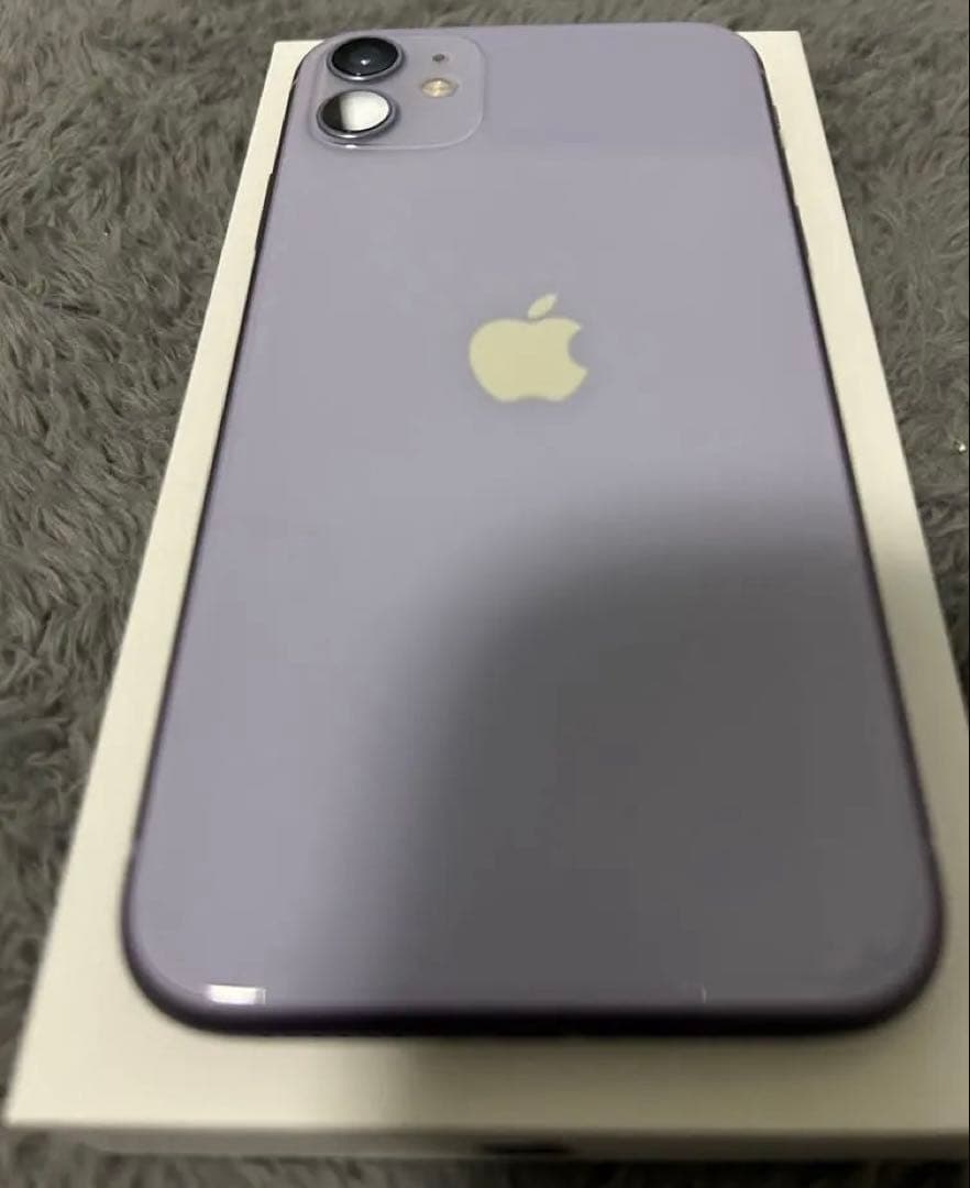 Apple iPhone 11 パープル 本体　128GB 美品