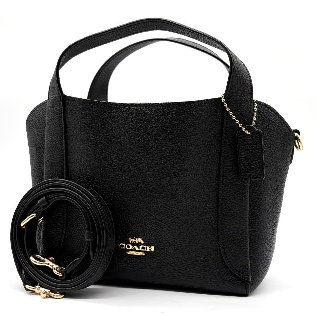 極美品✨コーチ ハドリー ホーボー 21 2way ショルダーバッグ ブラック