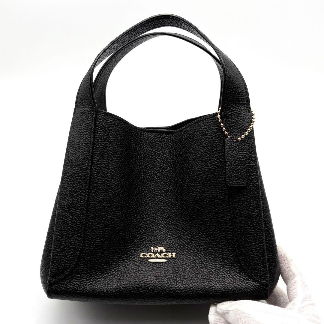 極美品✨コーチ ハドリー ホーボー 21 2way ショルダーバッグ ブラック