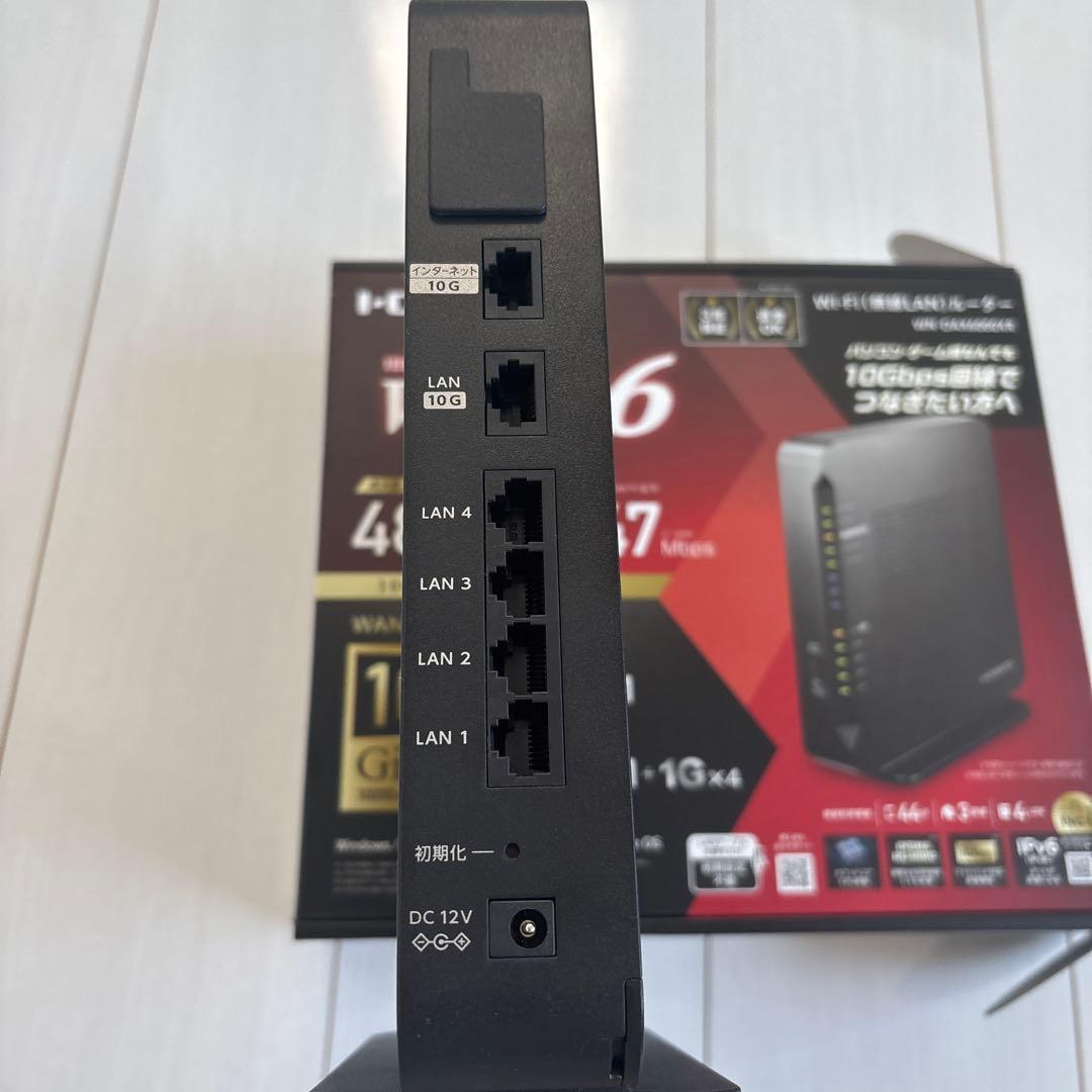 I-O DATA Wi-Fi 6 10ギガ対応 WN-DAX6000XR