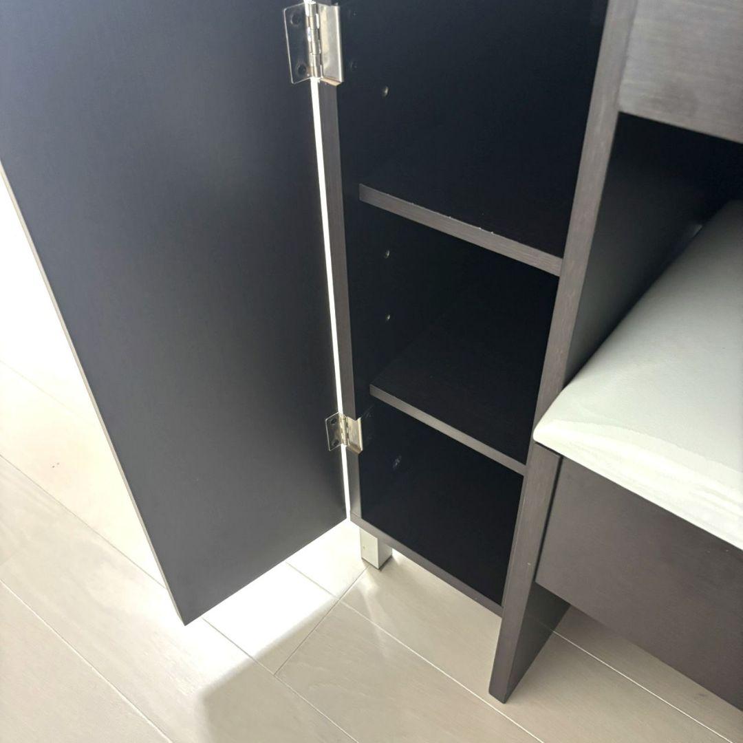 NITORI ニトリ ダークブラウン ドレッサー・鏡台 化粧台 家具 収納