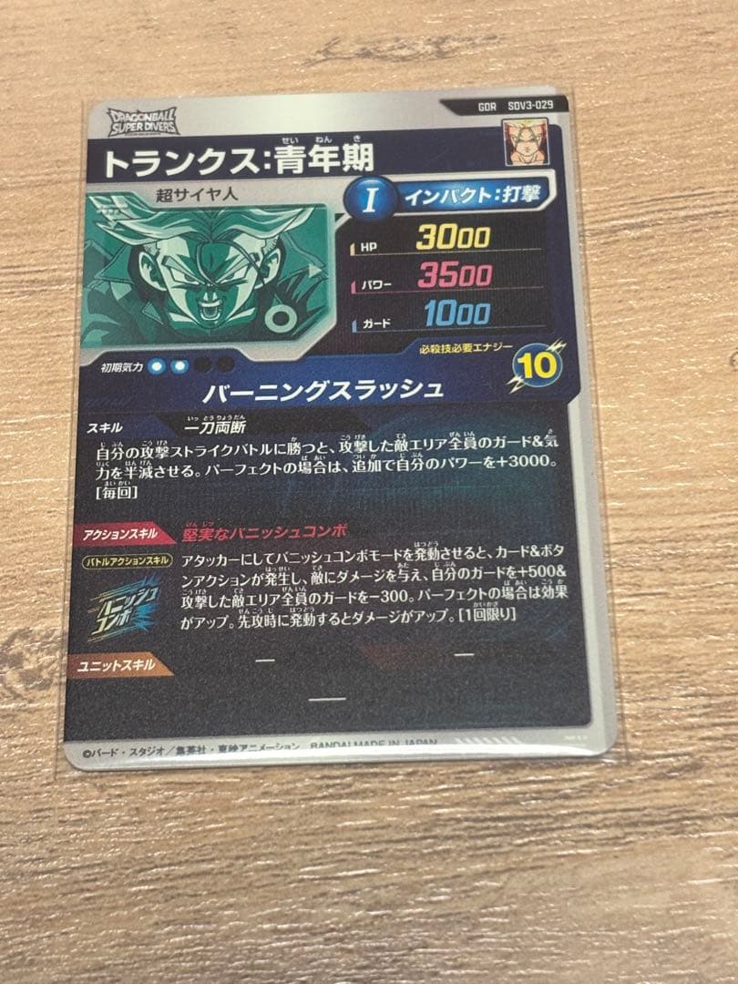 SDV3-029 トランクス：青年期