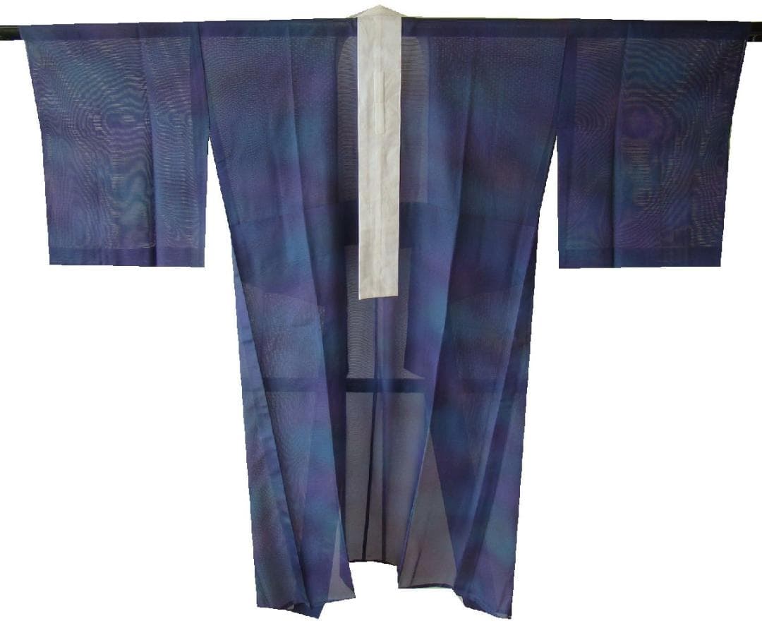 夏物 裄68.2cm ロング寸 絽 長襦袢 半衿付 正絹～165cm Jｓ726