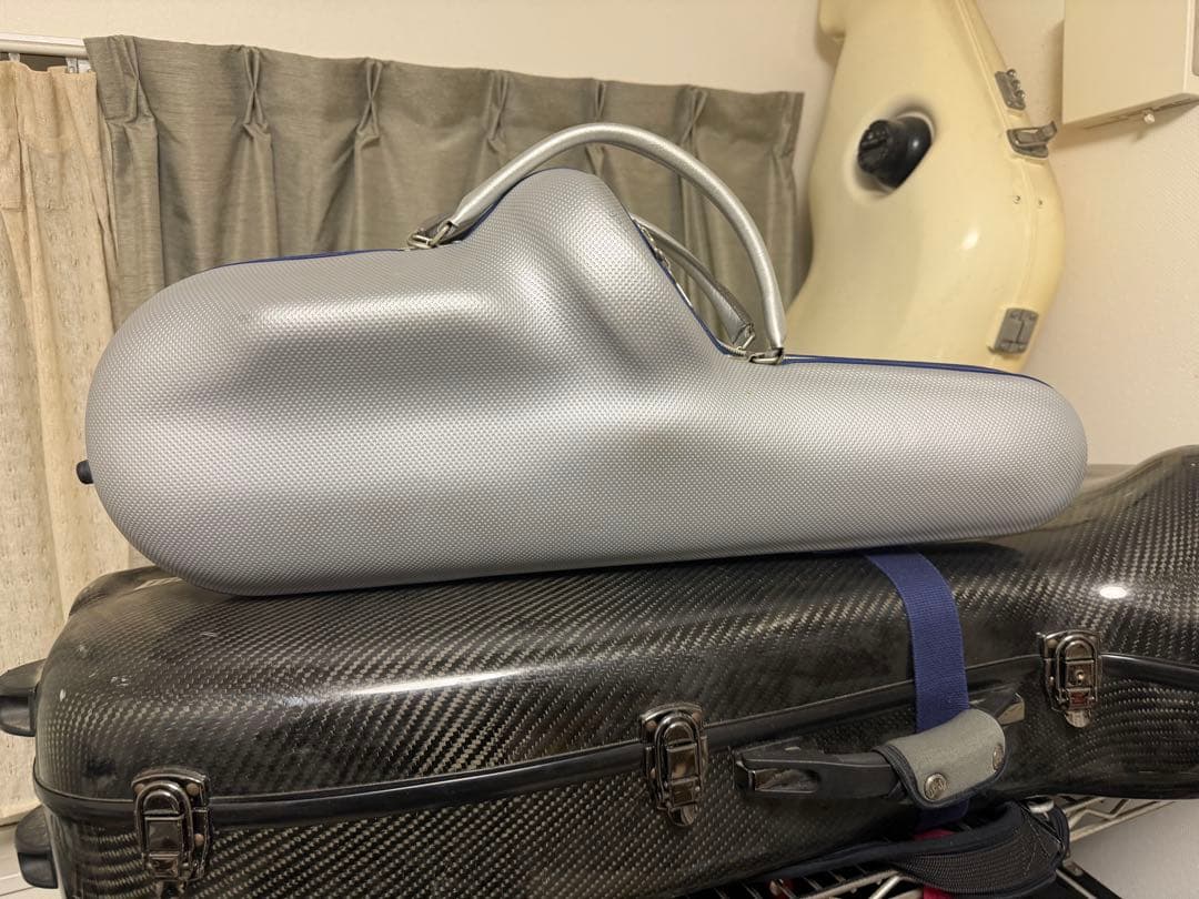 SELMERアルトサックス超軽量パックケース限定色シルバー✖️ブルー