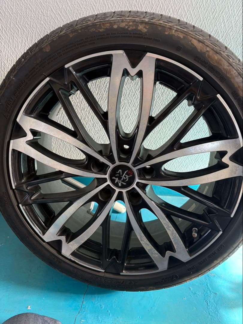 18インチ 和道桜　5分咲き➕デリンテタイヤセット