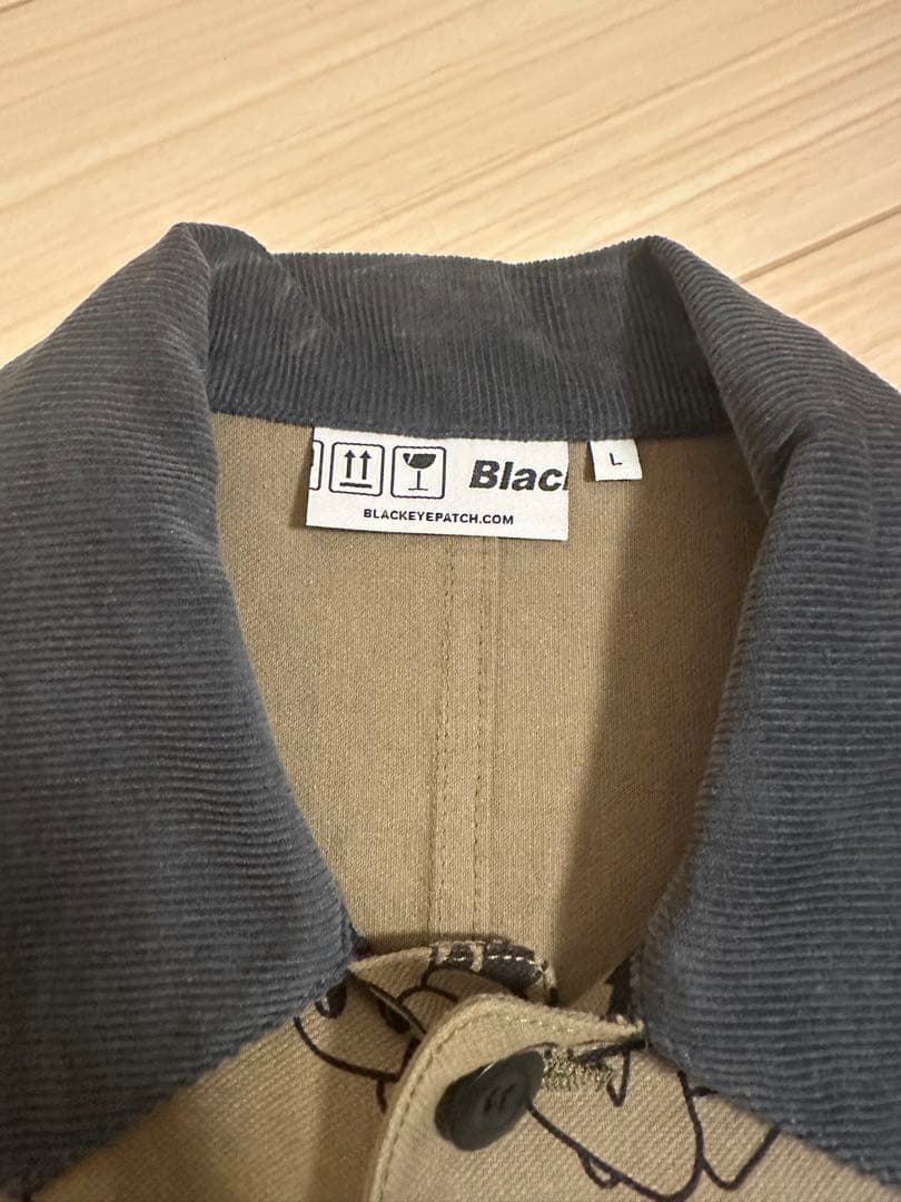 black eye patch gasius コラボ カバーオール